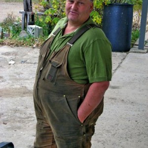 Man in coveralls