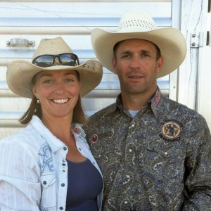 man and woman wearing cowboy hats
