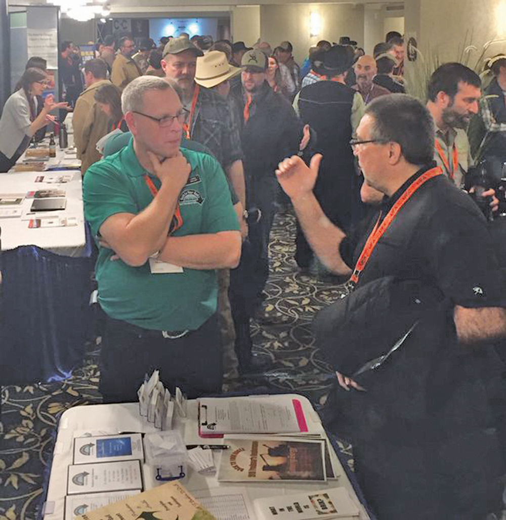 A packed trade show during the Western Canada Conference on Soil Health. The event attracted more than 400 producers, and more had to be turned away.