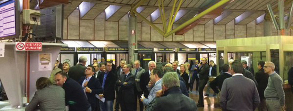 The Team Canada new crop mission visited many stops, including the Grain Exchange in Bologna, Italy.