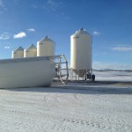 toppled grain bins
