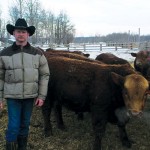 Duane Movald is a rancher near Breton who is pleased with higher prices.