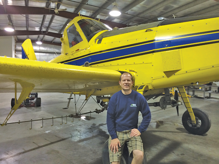 Fungicide spraying is increasingly the norm, says Shaun Kinniburgh of Kinniburgh Spray Services.  photo: submitted