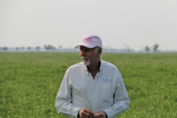 Grazing consultant Jim Gerrish says that leaf stage, not plant height, is the best indicator of when a pasture is ready to graze.  Photo: Jennifer Blair