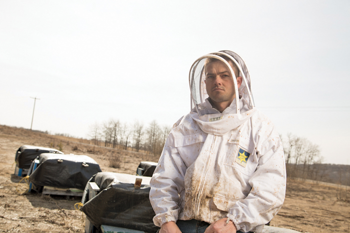 beekeeper in uniform