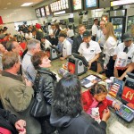 inside a McDonald's restaurant