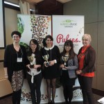 group of women accepting an award