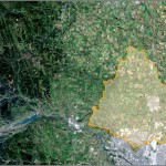 overhead map of a watershed