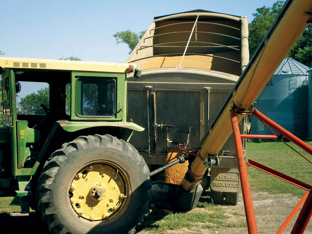 Talk about safety before firing up the auger this harvest season.