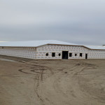 The Brant Colony recently completed external construction on its ‘net-zero’ facility, the first barn in the province that produces as much energy as it consumes.