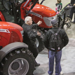 The equipment displays at Agri-Trade are always a big draw, but the show is also a chance
to network with fellow producers.