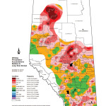This map shows the total amount of precipitation that fell across Alberta during 2015, well almost. It covers the 365-day period ending on Dec. 15.
You can see that overall, it was a fairly dry year, with parts of the southern, northern, and Peace River regions experiencing one-in-12-year to greater than one-in-50-year dryness. The wettest areas (green) only saw near-average amounts.
