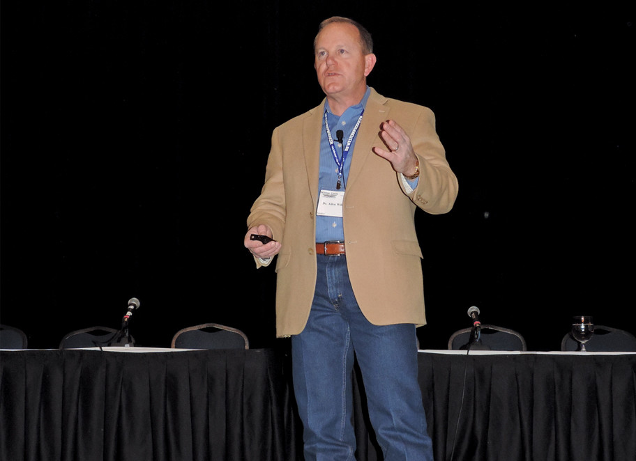 Diverse pastures and mixing up intensive grazing routines are two of the key practices of grazing consultant Allen Williams.