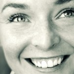 woman smiling