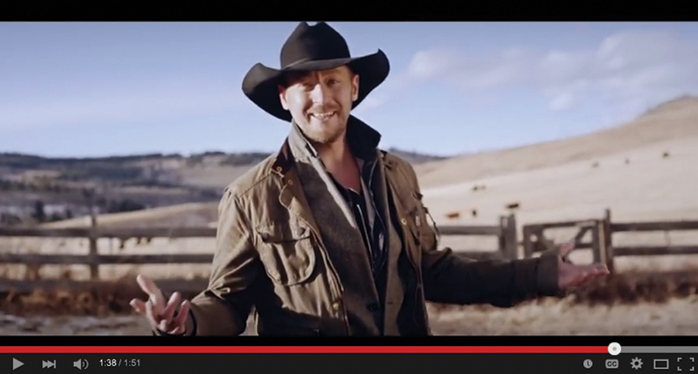 In a new promotional video, Paul Brandt describes Canada as the ‘perfect place’  for raising beef.