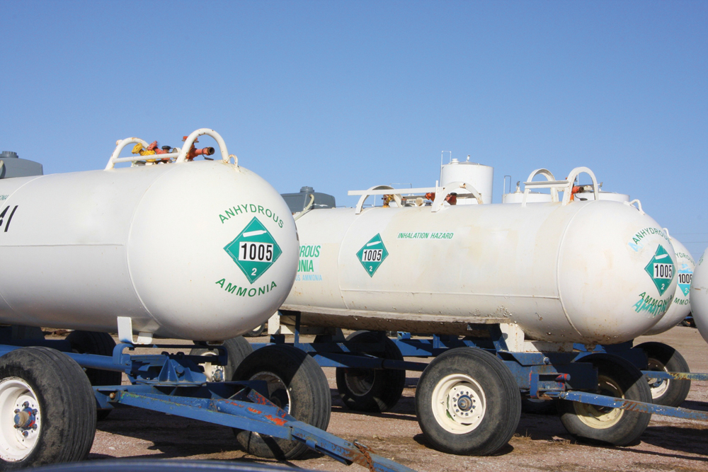 Deal reached on ammonia nurse tanks