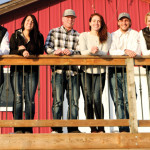 Lon Carlson and Lorraine Beaudin have been testing for leptin for a decade at Carlson Cattle Company, a purebred Red Angus and Gelbvieh operation they operate with their four children. From left to right, Lon, Sidney, Conor, Alison, Kolten and Lorraine.