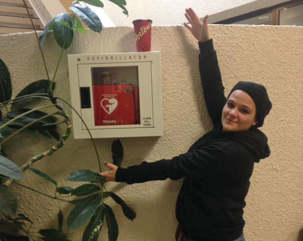 Grande Prairie emergency medical responder Kayle Riddell-Poole wants more people to know about Automated External Defibrillators and how to use them.