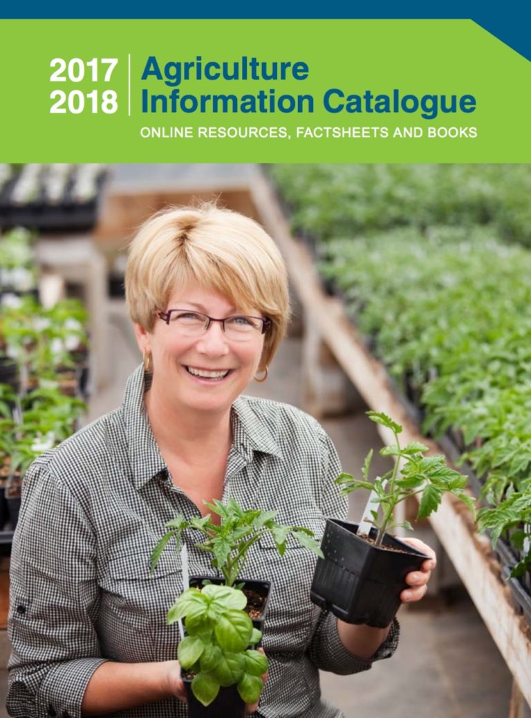 2017 Alberta Agriculture Information Catalogue now available