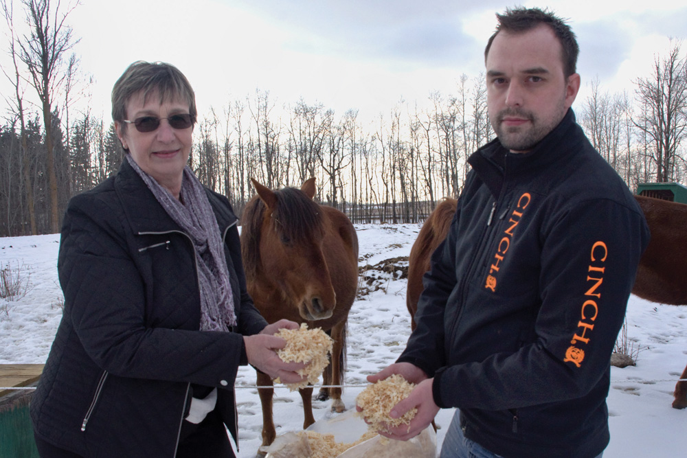 Donna and Alex von Hauff have learned from experience that not all wood shavings are made equal when it comes to animal bedding,  and they’ve leveraged that knowledge into a successful, international business.