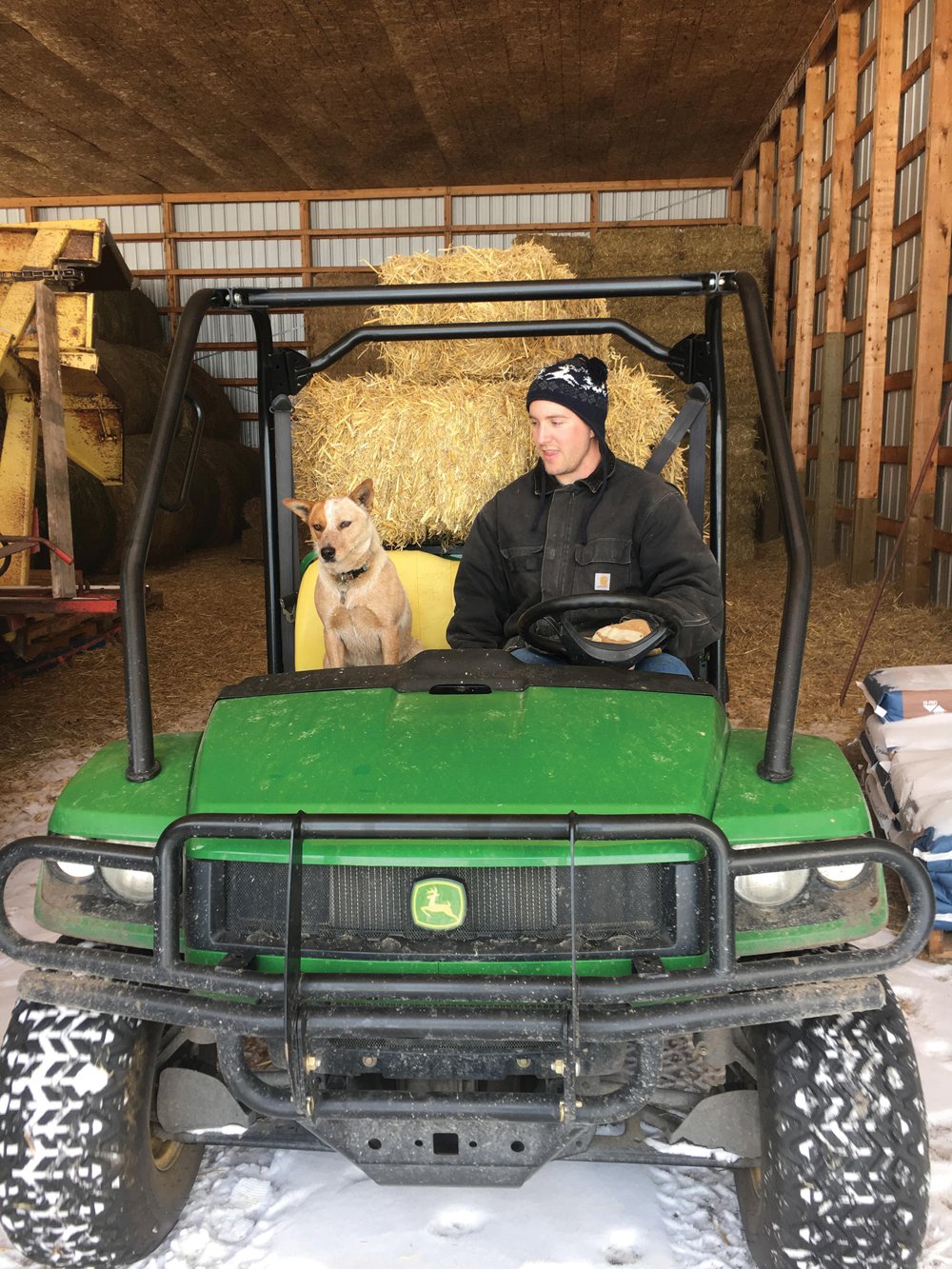 Cameron Olson brought the view from his family’s ranch in southern Alberta to an international youth summit in Belgium last month.