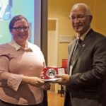 Dr. Duane Landals receives the 2017 Carl Block Award.