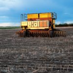 One of the advantages of putting implements on top of a platform instead of pulling them is that the engine can be smaller and the combined weight much less.