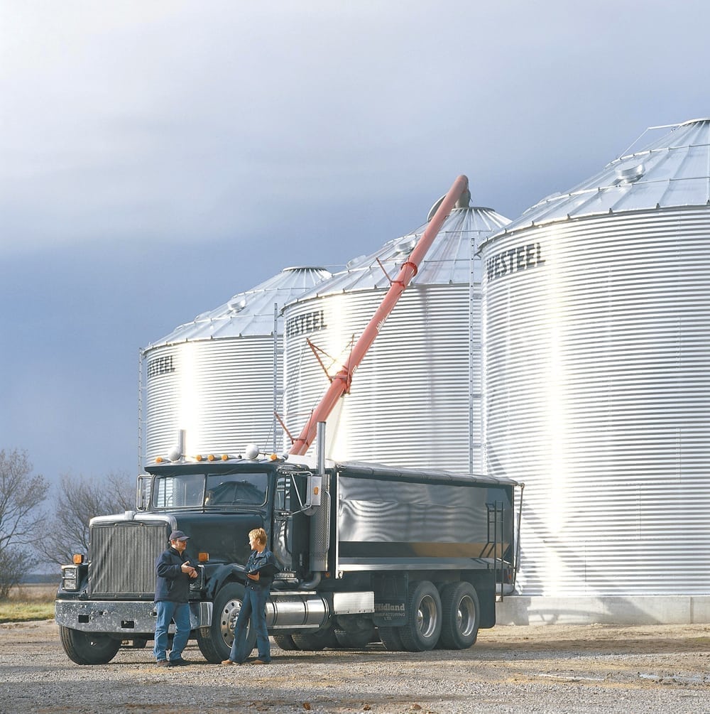 Storage problems can start almost as soon as grain is loaded into bins.