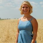 Sustainable agriculture goes beyond just good environmental stewardship, says Kara Oosterhuis, seen here on the family farm near Bow Island.
