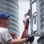 Northern Strands' fall protection system.