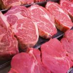 Slices of thick cut steaks