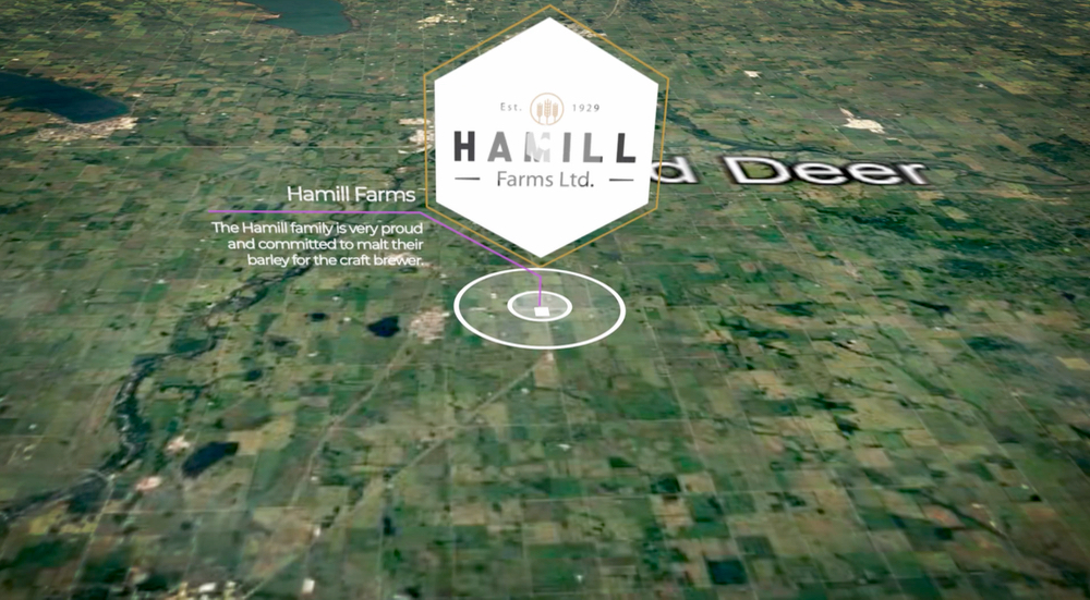 A video shows exactly where the barley for Bock Chain beer was grown as well as where it was malted and brewed.