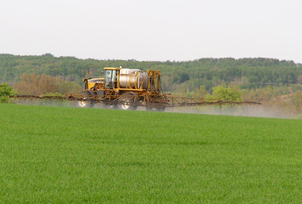 Uneven boom height is one of several issues that can lead to “underdosing” when spraying.