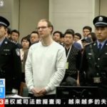 A still image taken from CCTV video shows Canadian Robert Lloyd Schellenberg on Jan. 14 in court, where on retrial for drug smuggling he was sentenced to the death penalty in Dalian in China’s Liaoning province. (Photo: CCTV/Reuters TV)