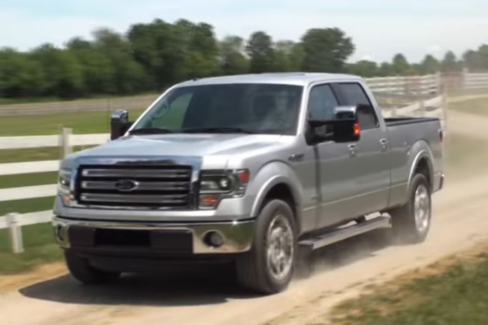 A 2013 Ford F-150. (Ford Media video screengrab via YouTube)

