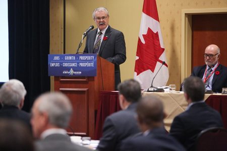 Agriculture Minister Gerry Ritz, shown here in Ottawa last month, has previewed three new programs to form part of the next ag policy funding framework in 2013. (AAFC photo)
