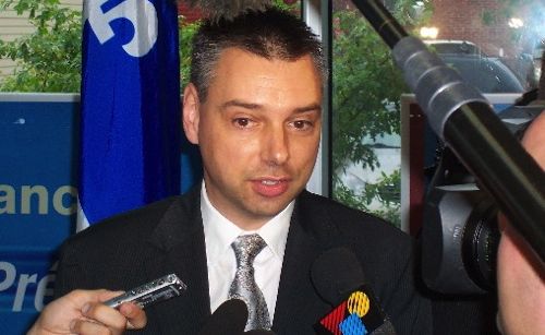 Andre Bellavance, shown here circa 2008, has formally entered this month’s contest for the leadership of the Bloc Quebecois. (AndreBellavance.qc.ca)
