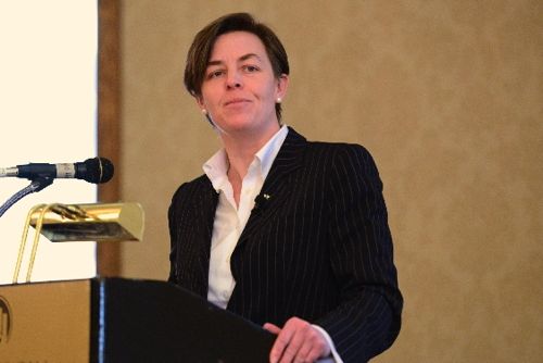 Kellie Leitch speaking in Ottawa in March 2014. (Labour.gc.ca)
