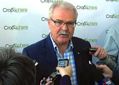 Agriculture Minister Gerry Ritz, shown here last month in Saskatoon, on Friday announced royal assent for his Bill C-18, the Agricultural Growth Act. (Agr.gc.ca)
