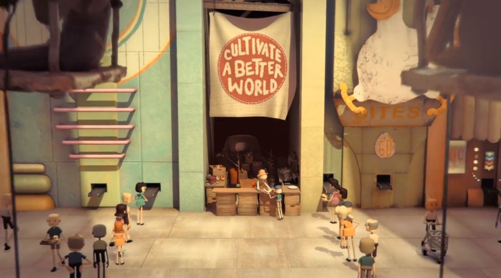 A scene from “The Scarecrow,” Chipotle’s 2013 video short. (YouTube)
