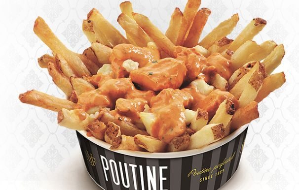 New York Fries, whose butter chicken poutine is shown here, is poised to become part of the Cara stable of restaurant brands. (NewYorkFries.com)
