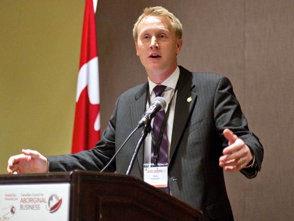 Peace region MP Chris Warkentin, shown here in October 2011 at the Canadian Council for Aboroginal Business’ Aboriginal Entrepreneurship Conference in Ottawa, has been named as the Conservatives’ critic for agriculture and agri-food. (Entrepreneurship2011.indigenous.net)

