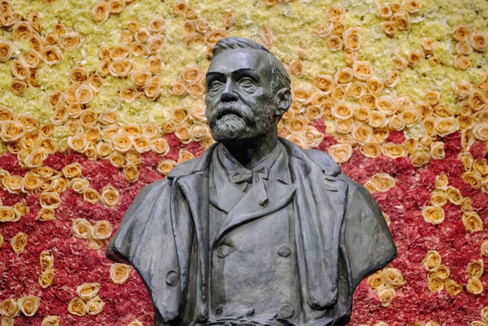Nobel Prizes, funded through the last will of Swedish chemist and inventor Alfred Nobel, have been issued since 1901 to honour outstanding achievements in physics, chemistry, physiology or medicine, and literature, and for work in peace. (Pi Frisk photo copyright Nobel Media AB, 2015)
