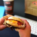 A+W, whose English Muffin Bacon + Egger is shown here, plans to go head to head against McDonald’s in offering all-day breakfast across Canada by the end of February. (CNW Group/A+W Food Services of Canada Inc.)