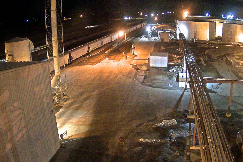 A view from Minnesota Soybean Processors’ crush plant and biodiesel facility at Brewster, Minn. (MNSoy.com)
