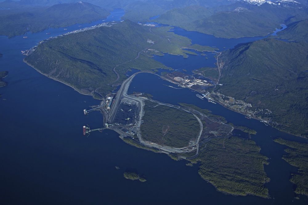 Prince Rupert’s Ridley Island is the planned site for Ray-Mont Logistics’ crop container loading facility. (CNW Group/Prince Rupert Port Authority) 

