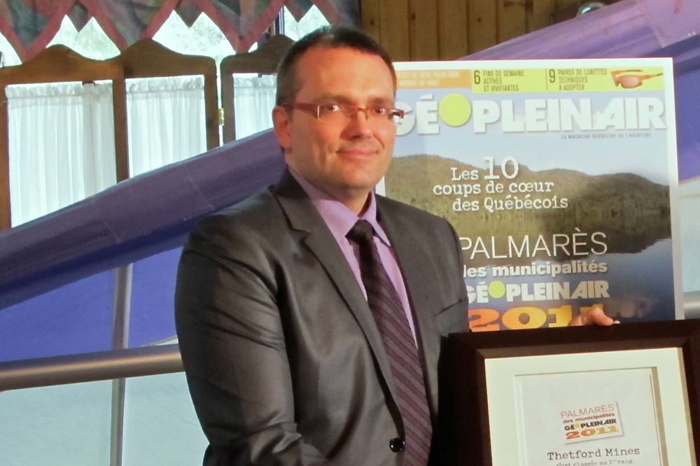 Luc Berthold, shown here in April 2011 during his stint as mayor of Thetford Mines, Que., is the new lead Opposition critic for agriculture and agri-food. (Ville.ThetfordMines.qc.ca)
