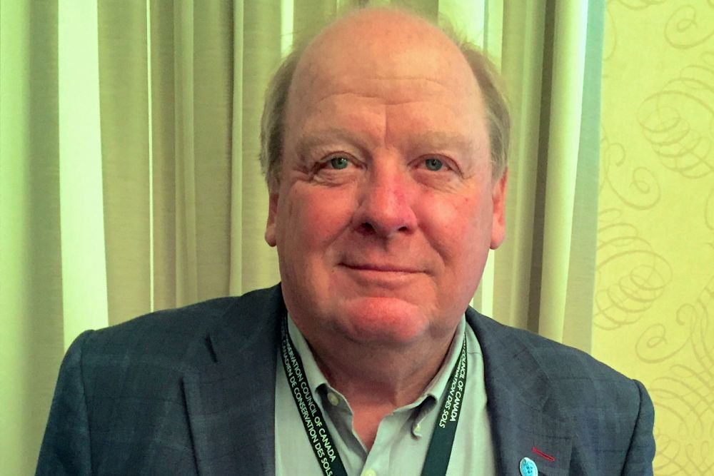 Bob Sandford of the United Nations University says agriculture productivity needs to be increased, but with limited impact on earth systems. (John Greig photo)
