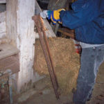 This sort of work is risky and should be done outside.