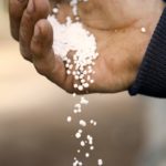The 4R program encourages using the right type of fertilizer at the right rate in the right place at the right time.